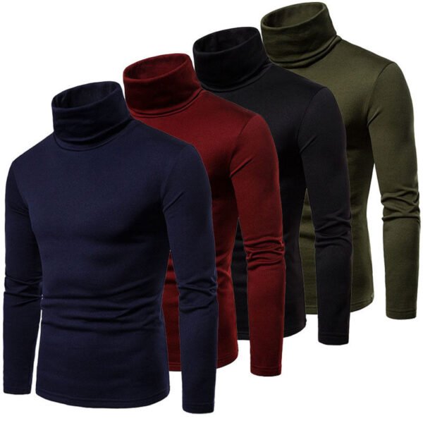 Men's Turtleneck Warm Pullover - Image 3