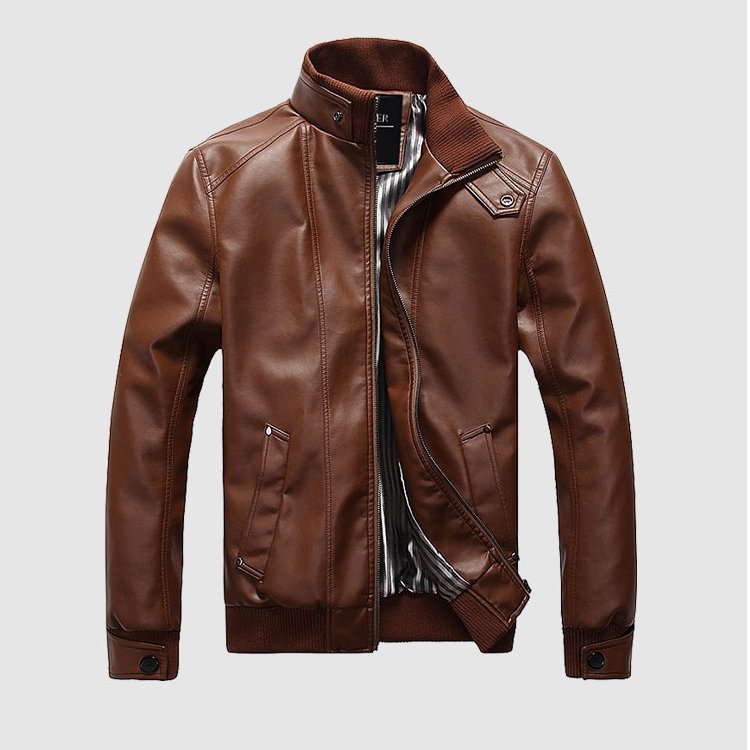 Men's Classic Leather Jacket
