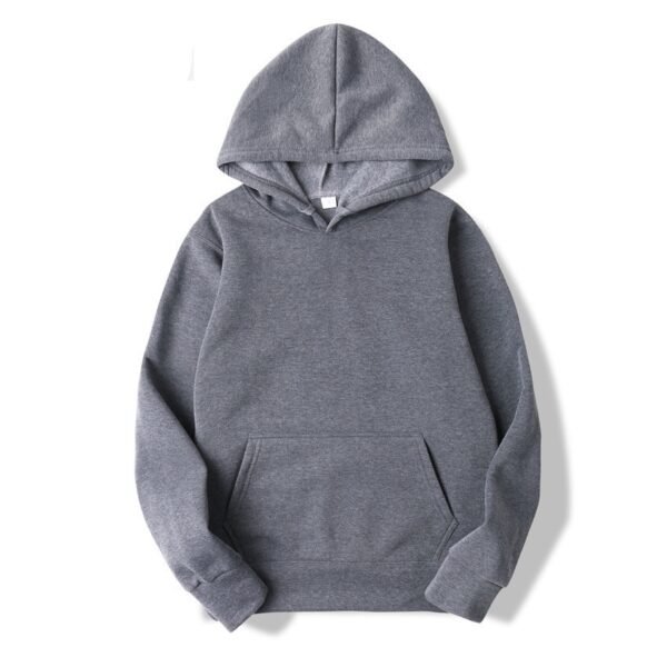 Men's Solid Color Hoodie - Image 8