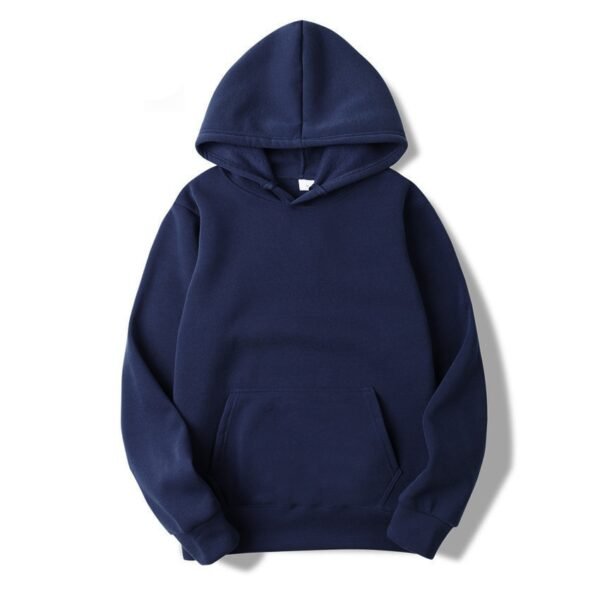 Men's Solid Color Hoodie - Image 5