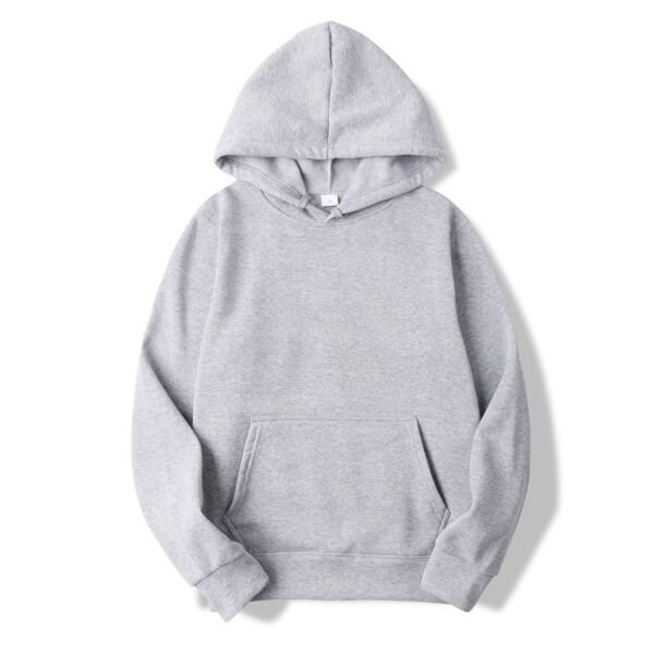 Men's Solid Color Hoodie - Image 7