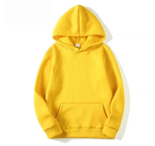 Men's Solid Color Hoodie - Image 6