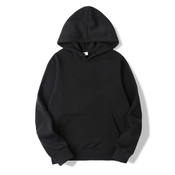 Men's Solid Color Hoodie - Image 3
