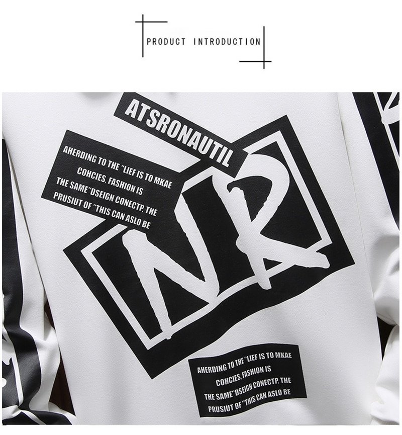 Men's Graphic Style Hoodie