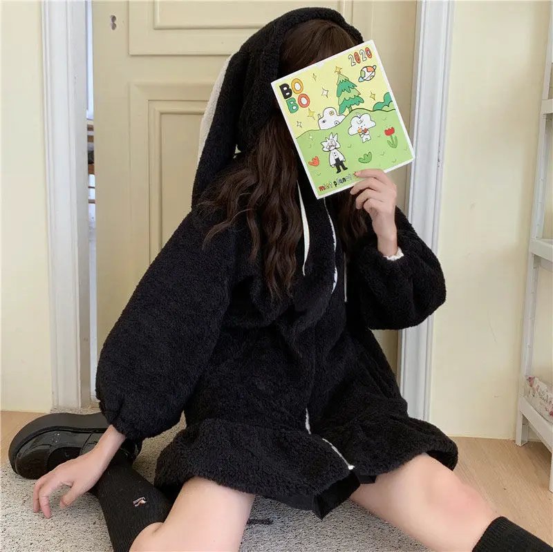 Women's Oversized Bunny Hoodie Women's Oversized Bunny Hoodie