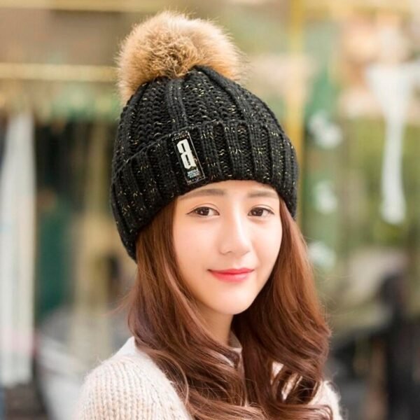 Warm Winter Knitted Hat - Image 6