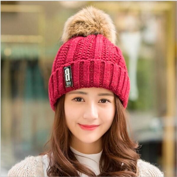 Warm Winter Knitted Hat - Image 4