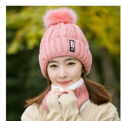 pink Hat bib set