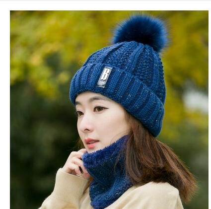 navy Hat bib set