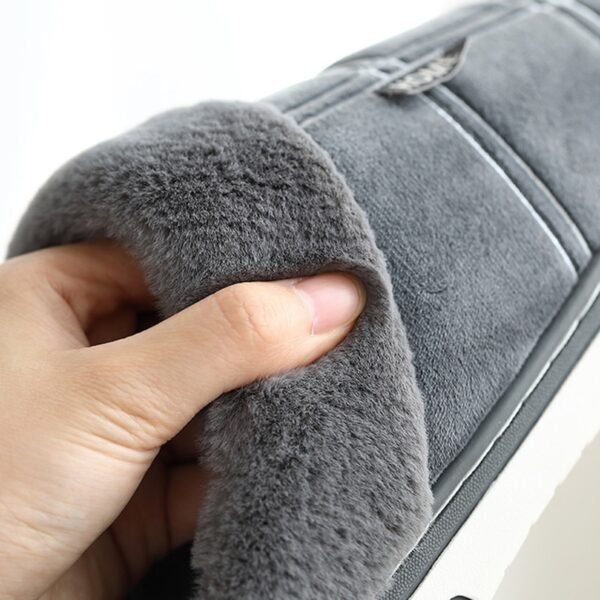 Men's Plaid Plush Slippers - Image 7