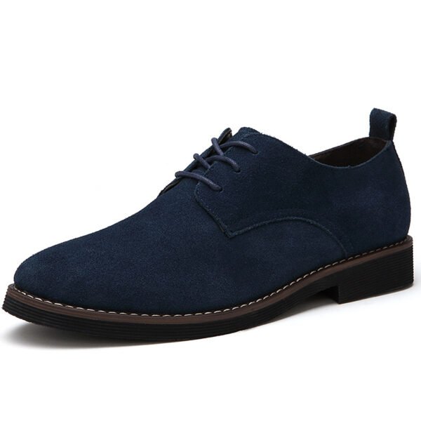 Men's Solid Oxford PU Shoes - Image 7