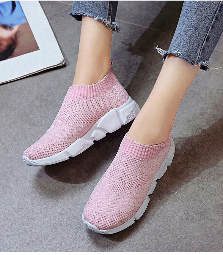Women's Breathable Slip-On Sneakers Women's Breathable Slip-On Sneakers