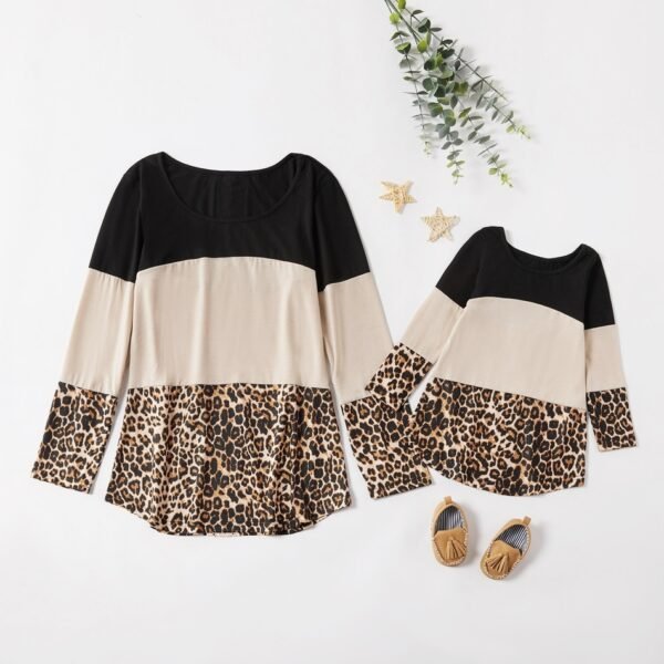 Matching Leopard Print Mommy and Daughter Set - Image 5