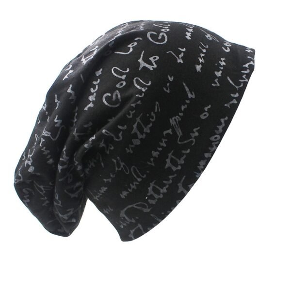 Unisex Printed Beanie Hat - Image 4