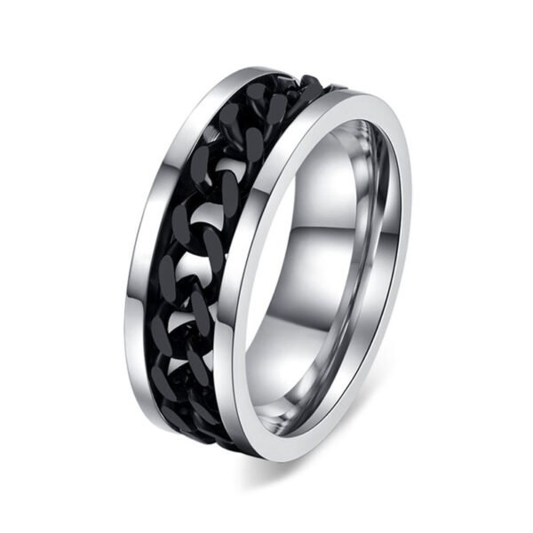 Men's Chain Decor Ring