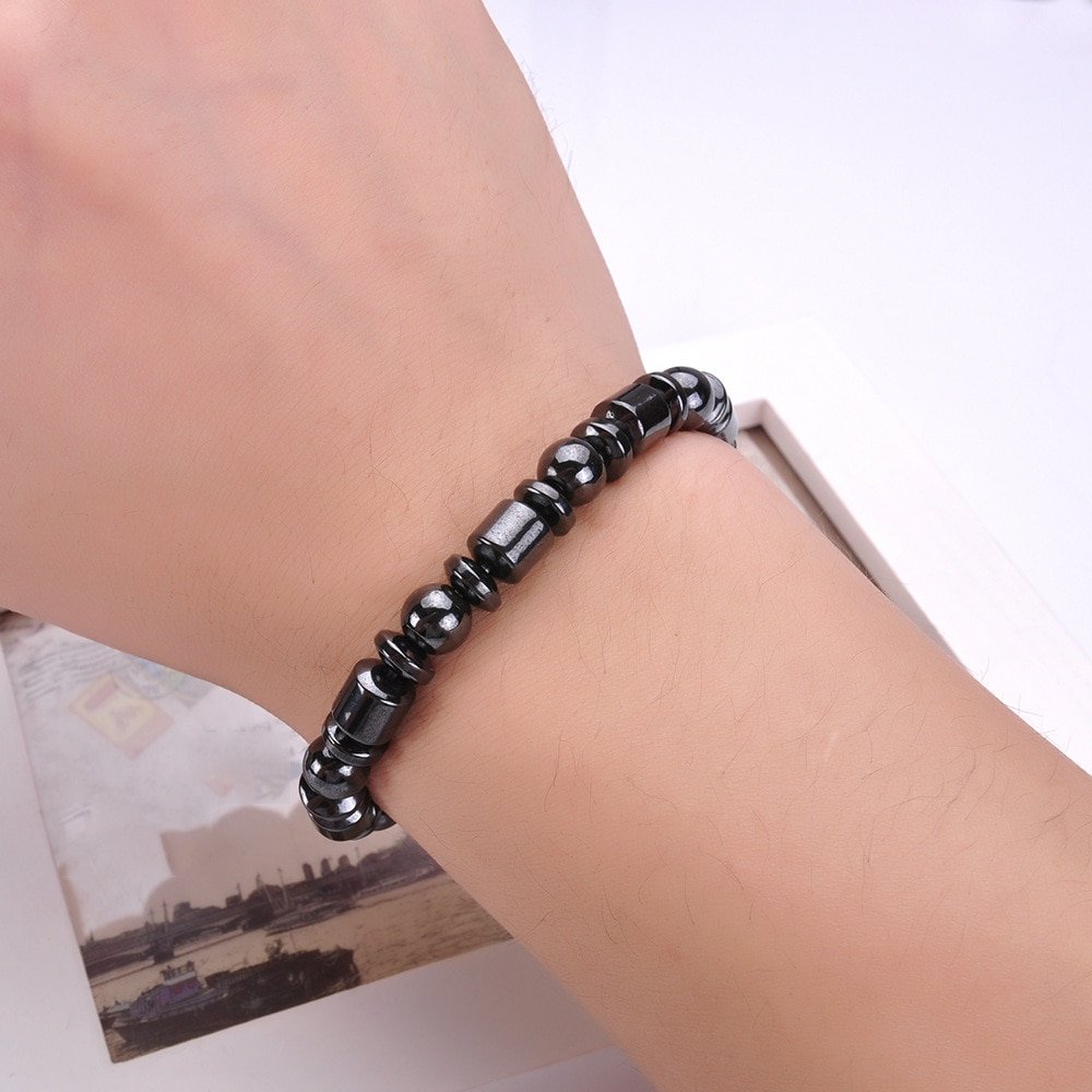 Geometric Beads Magnetic Bracelet
