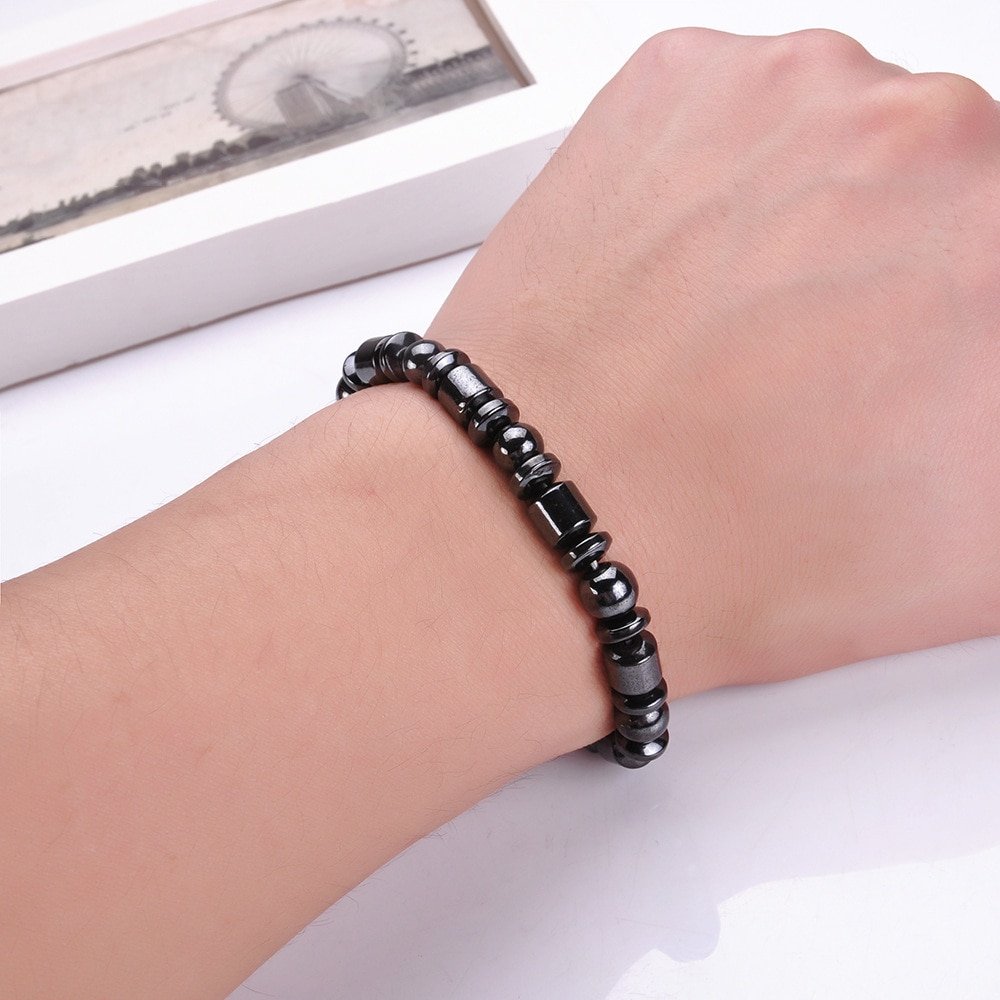 Geometric Beads Magnetic Bracelet