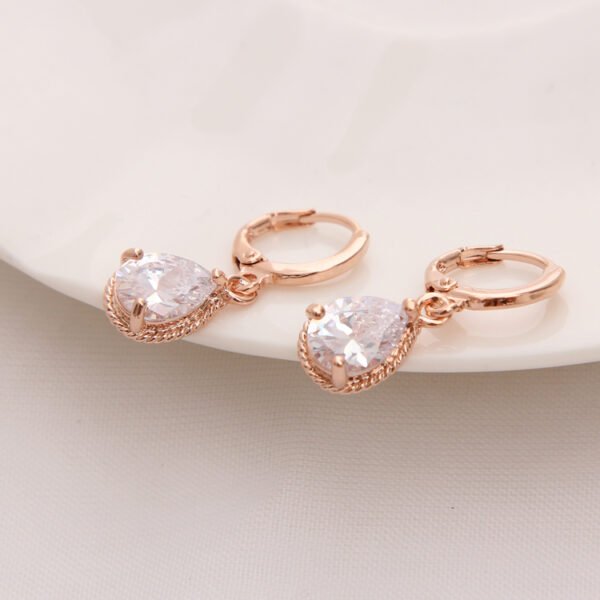 Classic Gold Color Earrings for Women - Image 7
