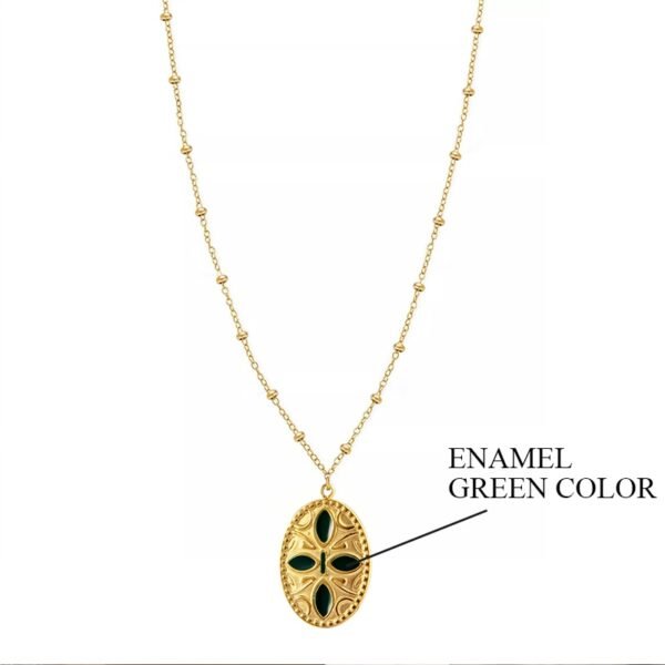 Gold Stainless Steel Women's Chain Necklace - Image 5