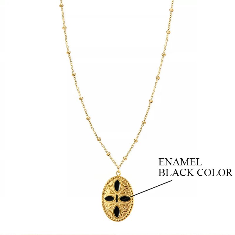 Gold Stainless Steel Women's Chain Necklace