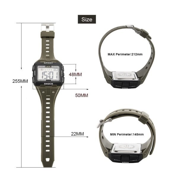 Men's 5ATM Waterproof Sports Watches - Image 7