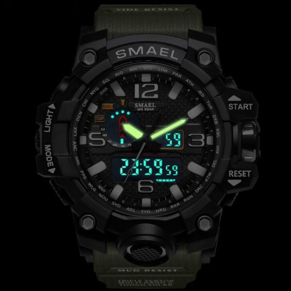 Rugged Sports Watches for Men with Digital and Analogue Display - Image 4