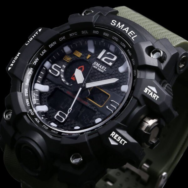 Rugged Sports Watches for Men with Digital and Analogue Display - Image 5