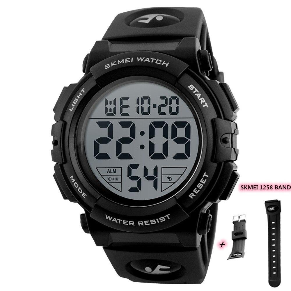 black with strap