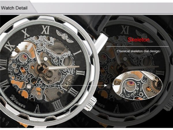 Fashion Mechanical Automatic Skeleton Watches for Men - Image 5