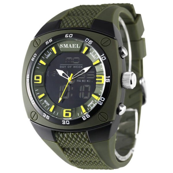 Men's Military Style Wide Bracelet Watches - Image 4