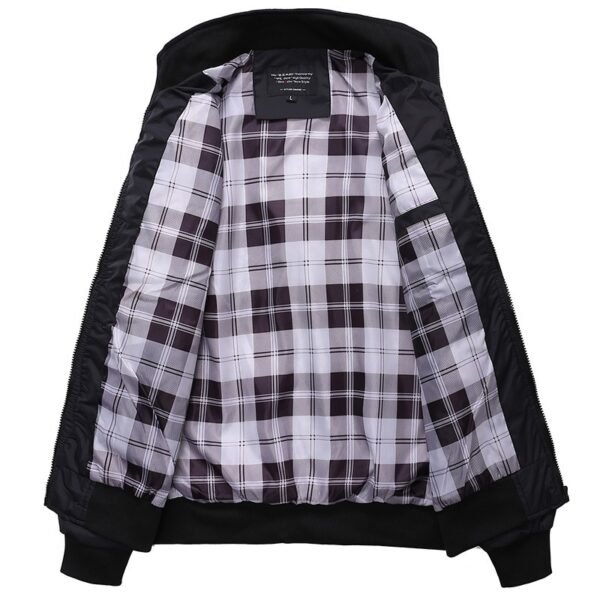 Casual Stand Collar Slim Jacket for Men - Image 6