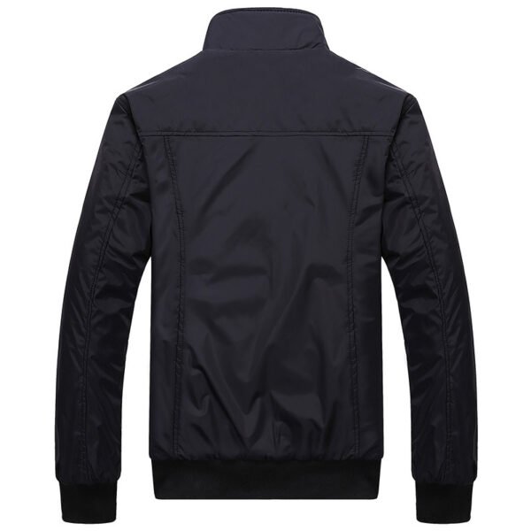 Casual Stand Collar Slim Jacket for Men - Image 5