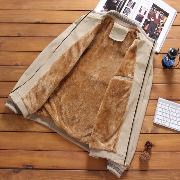Men's Warm Windbreaker Jacket - Image 4
