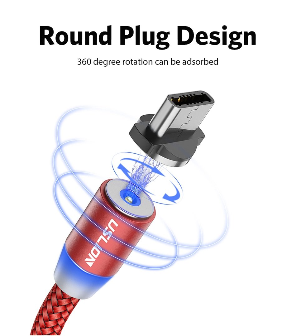 Magnetic USB Fast Charging Micro / Type C Cable Magnetic USB Fast Charging Micro / Type C Cable